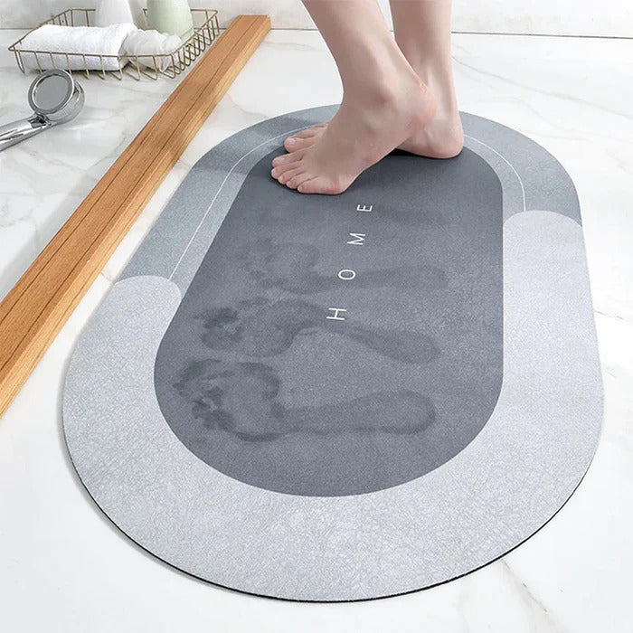 Magic Bath Mat - Super Absorbent Non-Slip Bathroom Mat for Fast Drying and Safety 40x60cm