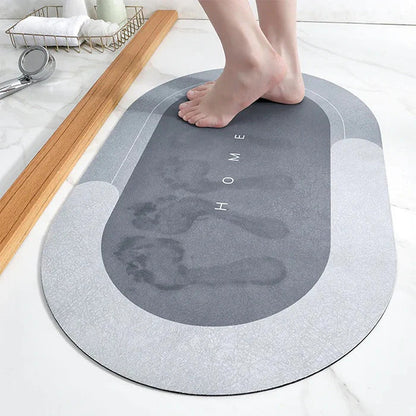 Magic Bath Mat - Super Absorbent Non-Slip Bathroom Mat for Fast Drying and Safety 40x60cm