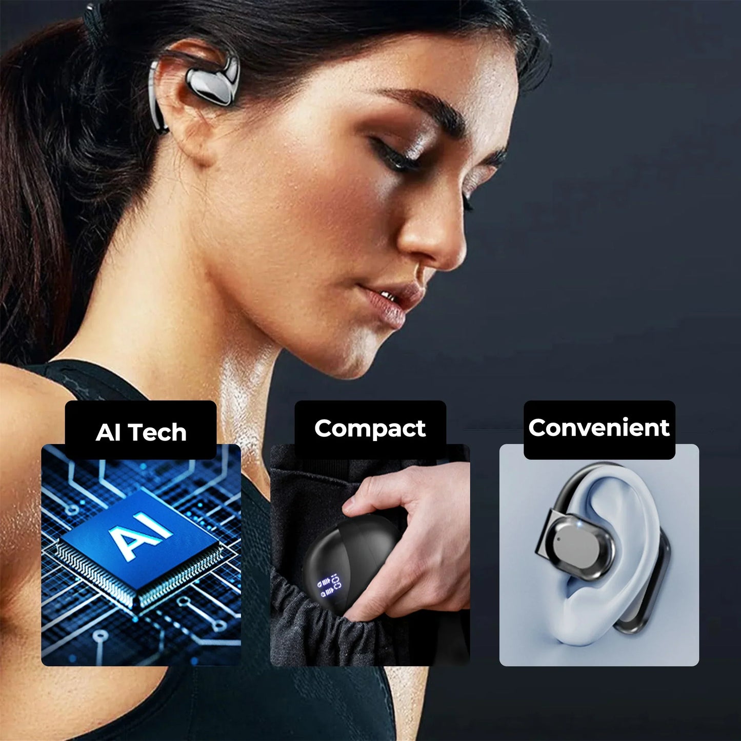 Translation Earbuds 144 Languages Wireless AI Translator