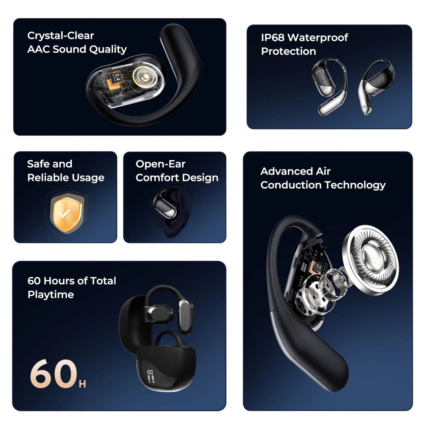 Translation Earbuds 144 Languages Wireless AI Translator