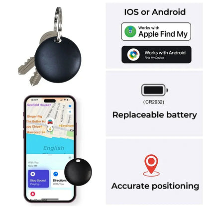 Airtag GPS Tracker Key Finder Bluetooth Locator No SIM