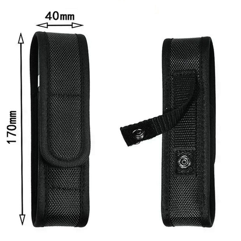 Tactical Pouch Compact Water Resistant Flashlight Holder