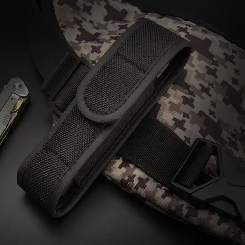 Tactical Pouch Compact Water Resistant Flashlight Holder
