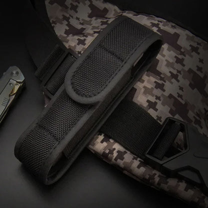 Tactical Pouch Compact Water Resistant Flashlight Holder
