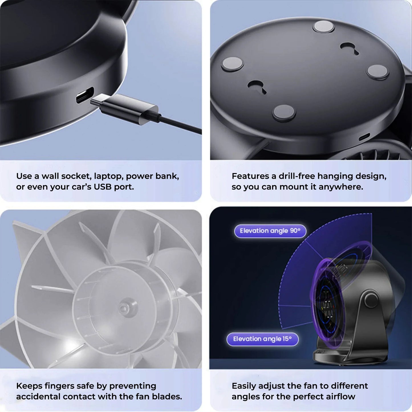Portable Turbo Cool Air Conditioner Foldable Personal