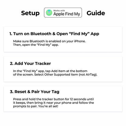 Airtag GPS Tracker Key Finder Bluetooth Locator No SIM