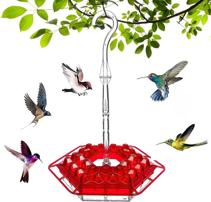 Hummingbird Feeder Ant Proof Outdoor Hanging Easy Perch