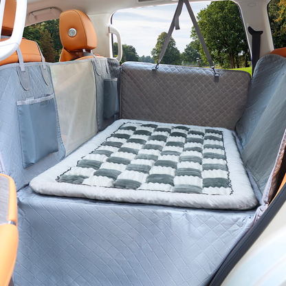 Car Seat Cover Hammock Waterproof Protector With Storage Pockets And Mesh Window For Cars And Trucks Fall 2025 Gift