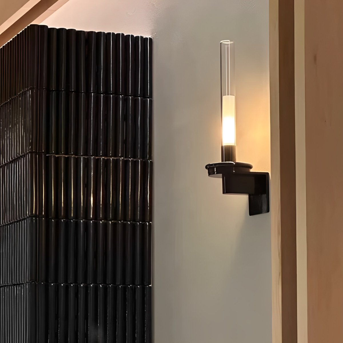Indoor Minimalist LED Tube Wall Sconces Lights - Flare Shack