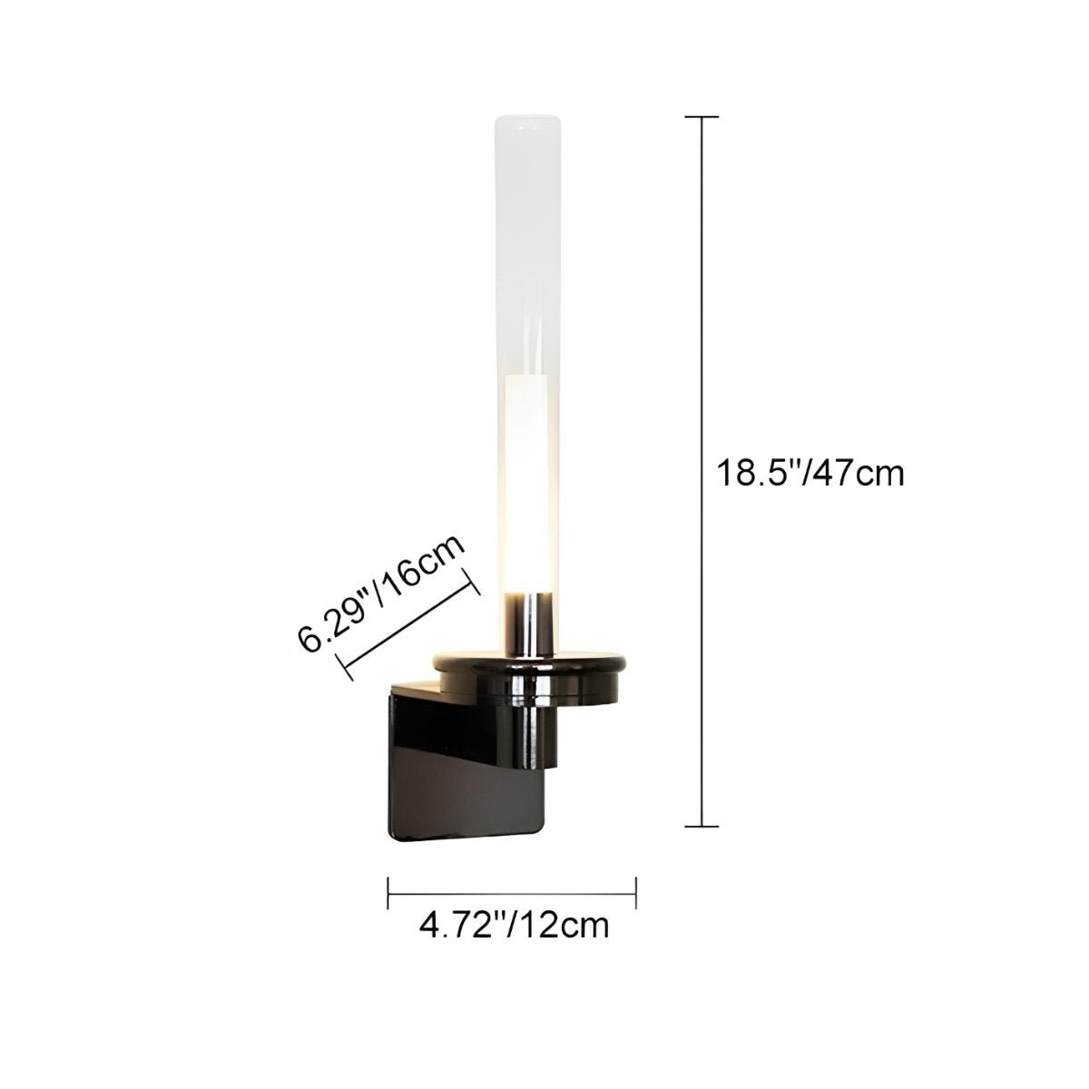 Indoor Minimalist LED Tube Wall Sconces Lights