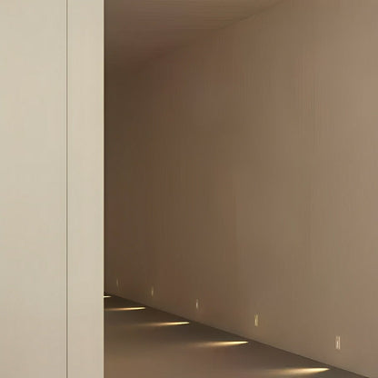 Indoor Minimalist Motion Sensor LED Recessed Stairway Wall Light