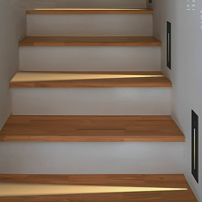 Indoor Minimalist Motion Sensor LED Recessed Stairway Wall Lights