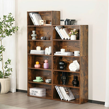 Industrial Bookcase Open Storage Shelf