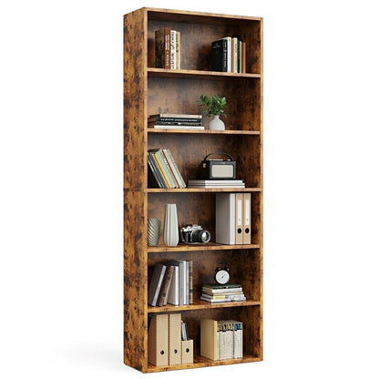 Industrial Bookcase Open Storage Shelf