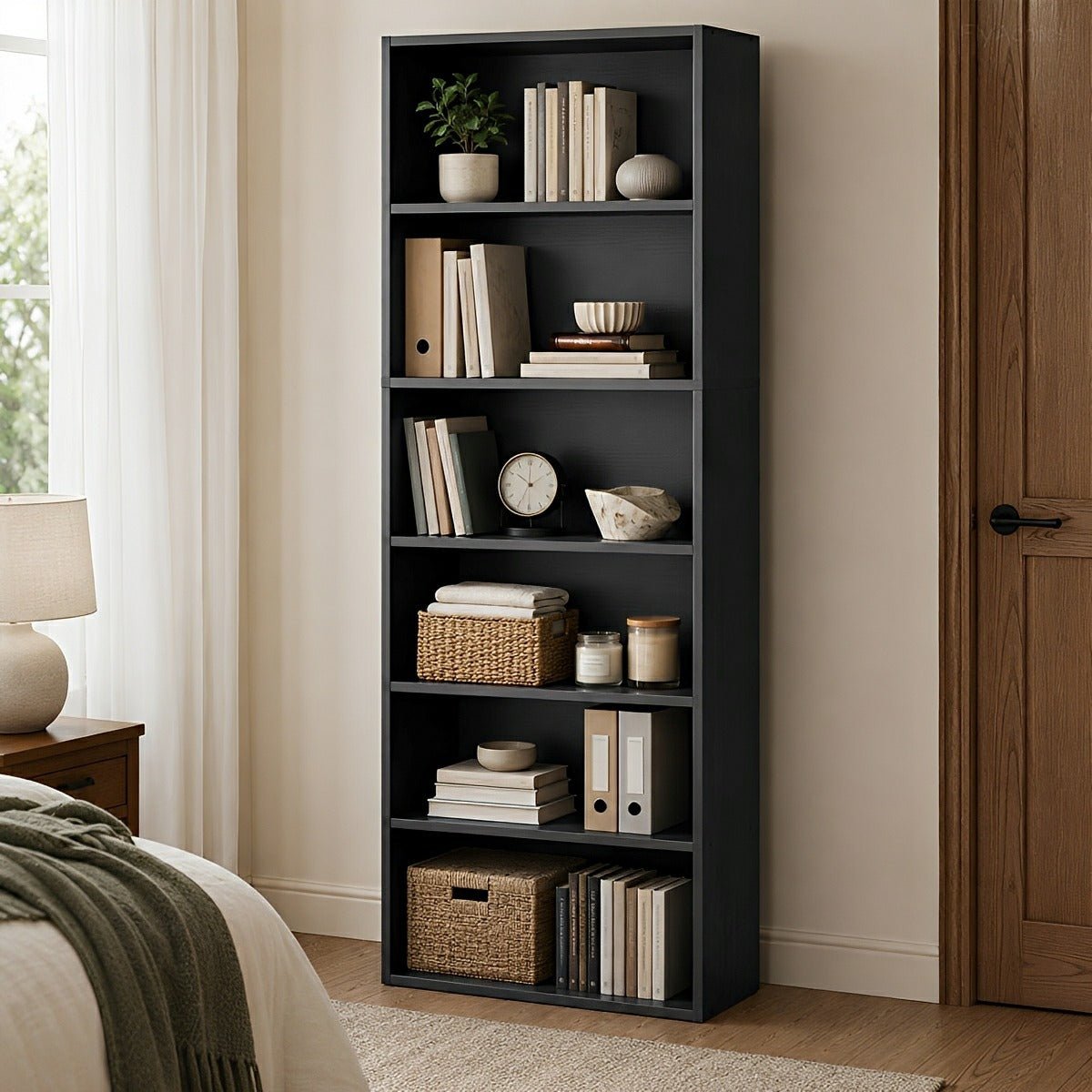 Industrial Bookcase Open Storage Shelf