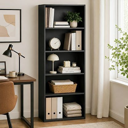 Industrial Bookcase Open Storage Shelf - Flare Shack