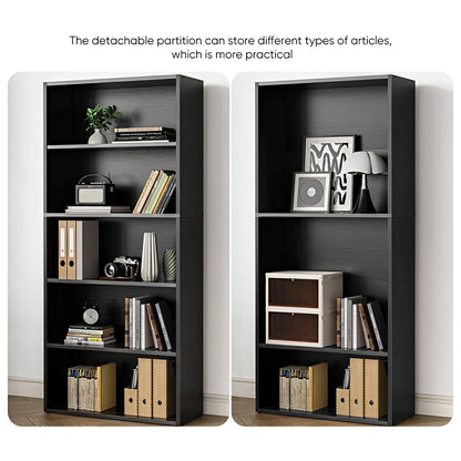 Industrial Bookcase Open Storage Shelf