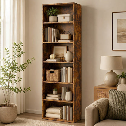 Industrial Bookcase Open Storage Shelf - Flare Shack