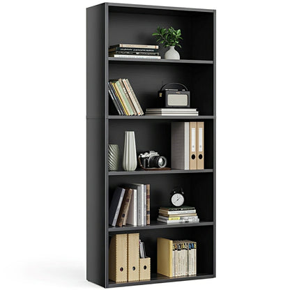 Industrial Bookcase Open Storage Shelf