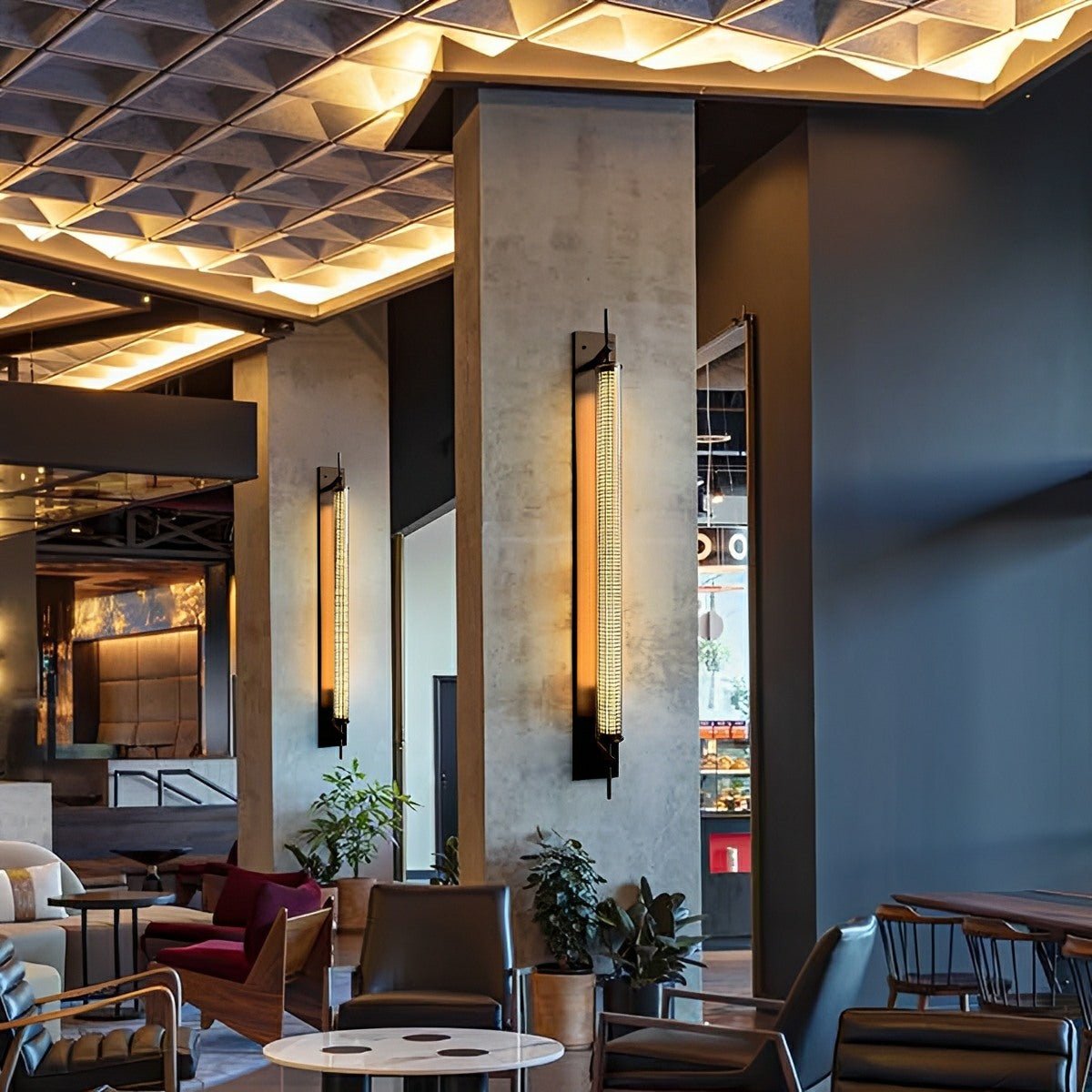 Industrial LED Wall Sconce – Stainless Steel Long Strip Wall Light