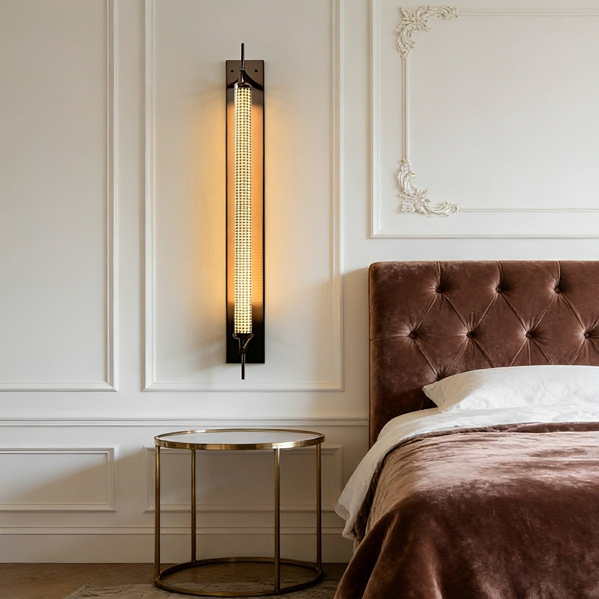 Industrial LED Wall Sconce – Stainless Steel Long Strip Wall Light - Flare Shack