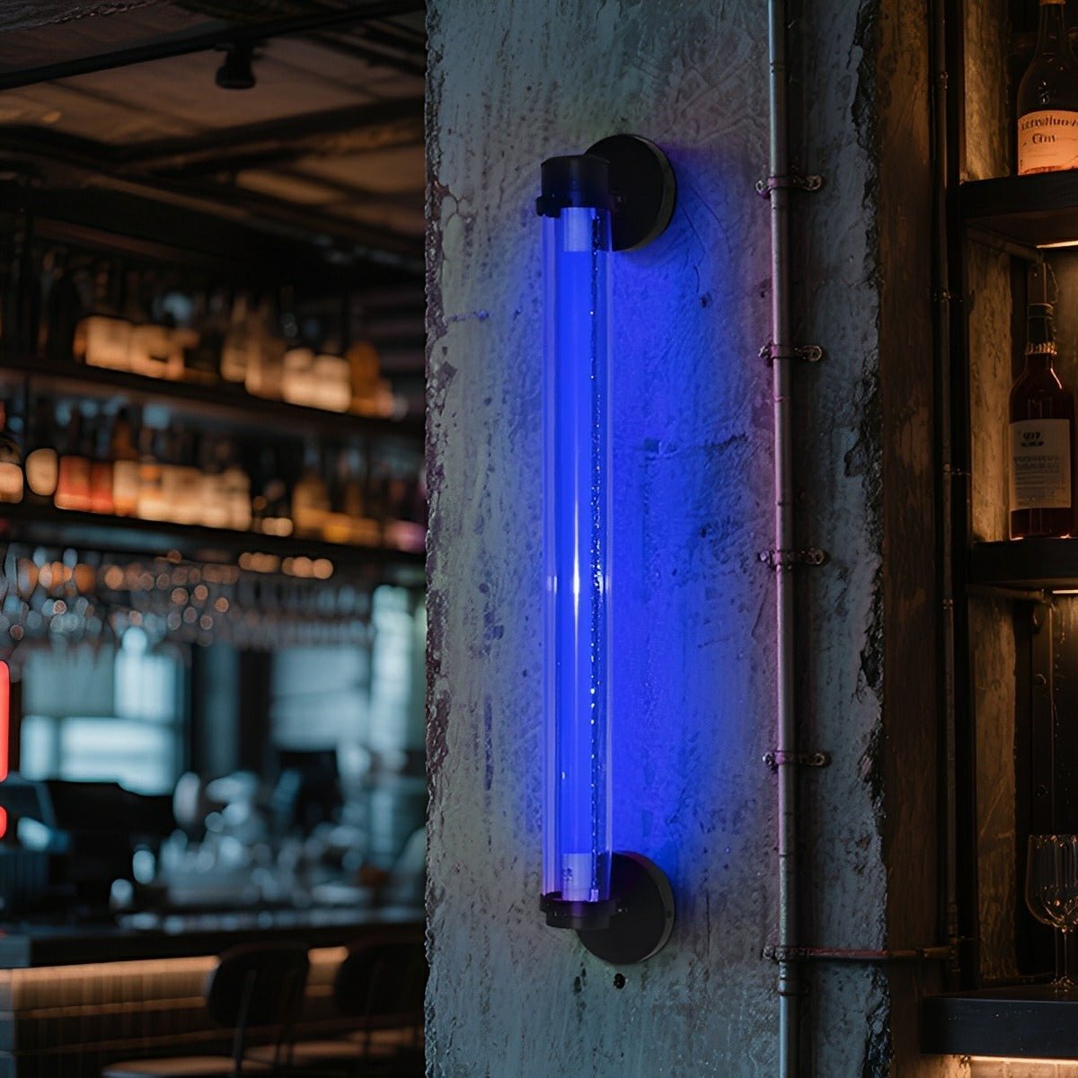 Industrial Neon Long Strip LED Wall Sconces