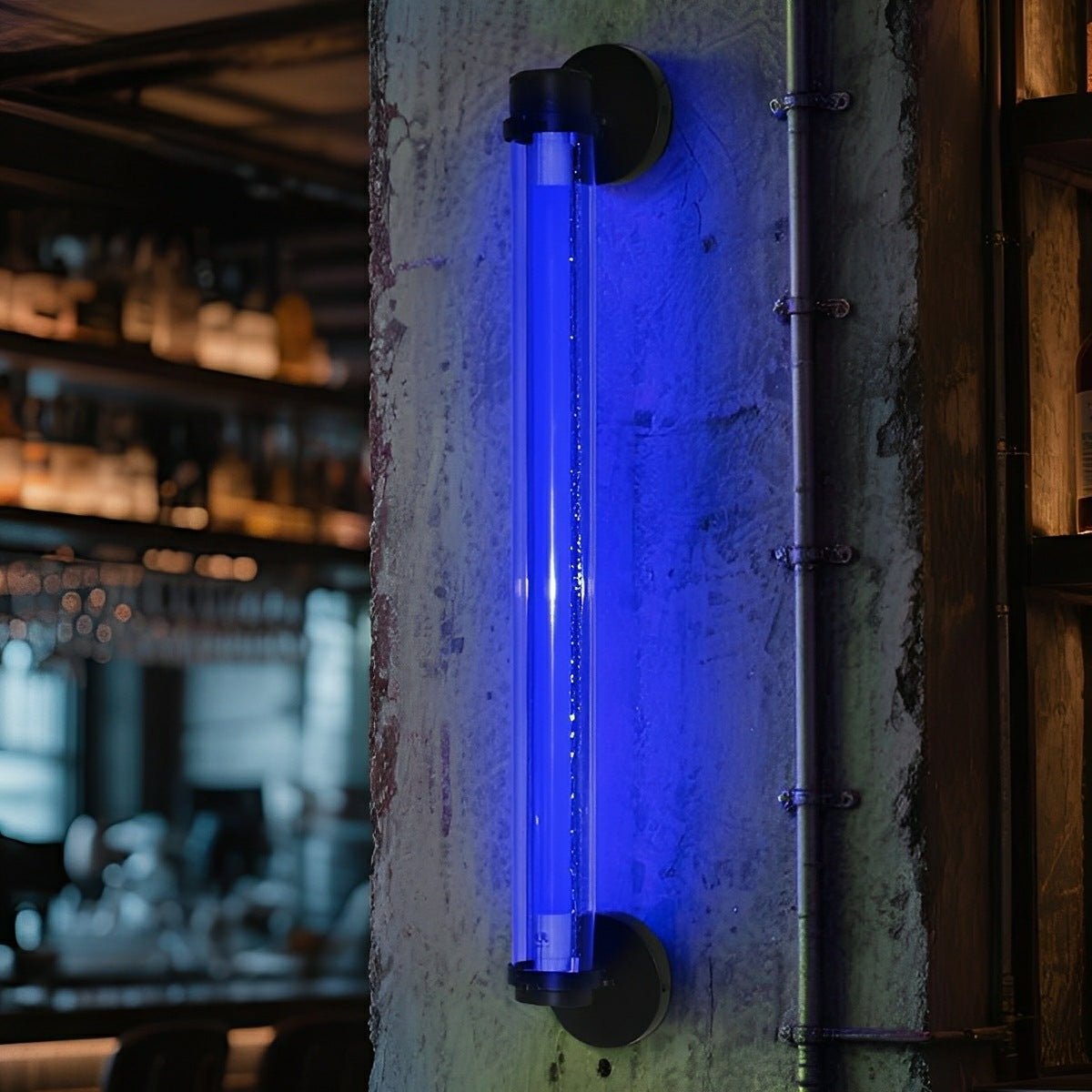Industrial Neon Long Strip LED Wall Sconces - Flare Shack