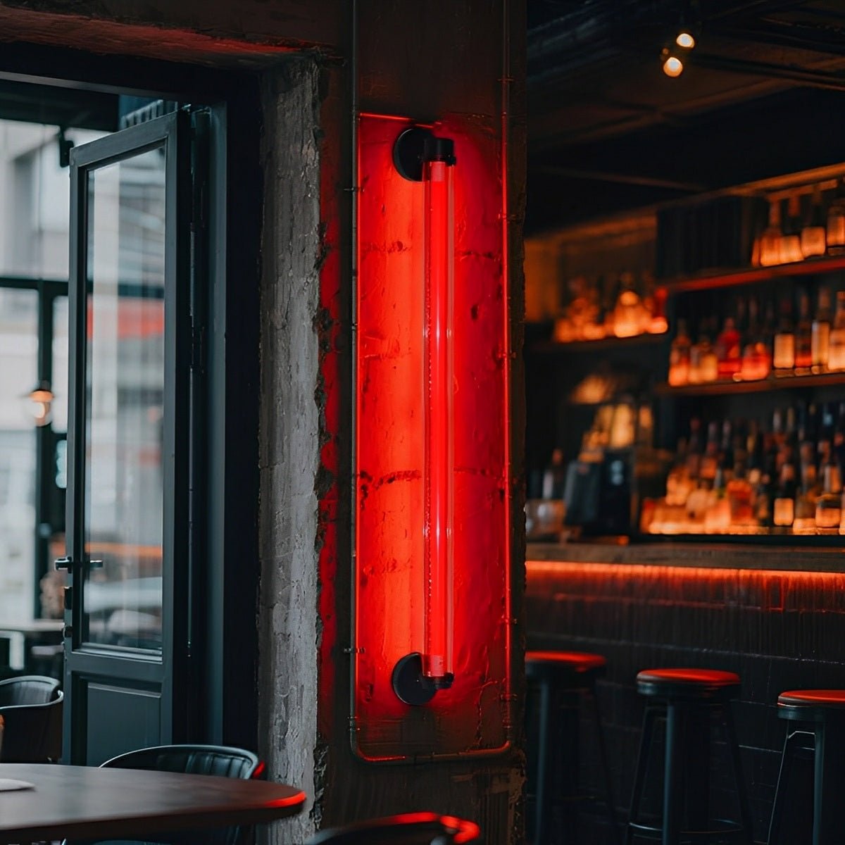 Industrial Neon Long Strip LED Wall Sconces - Flare Shack