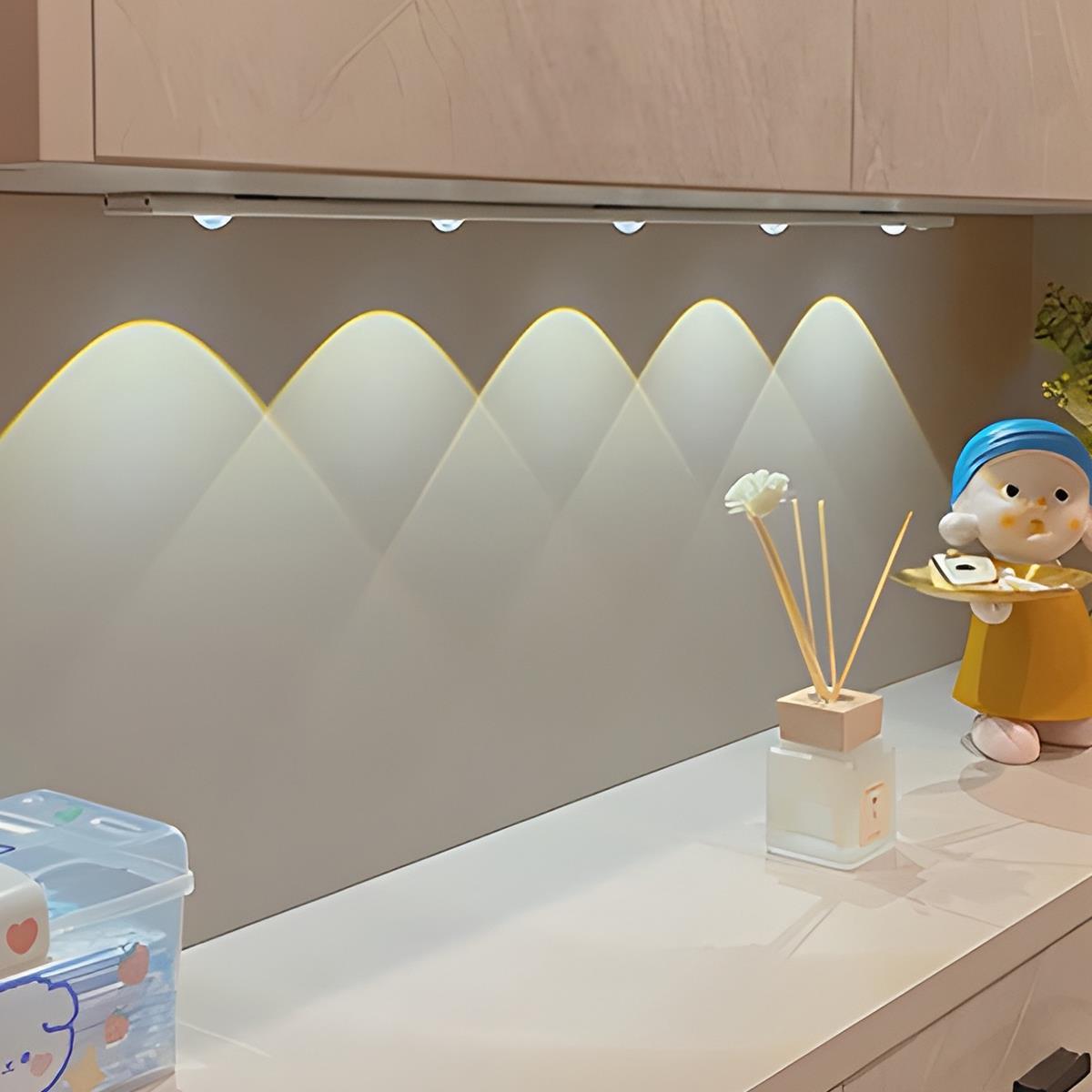 Intelligent Cat Eye Dimmable Motion Sensor Wireless LED Cabinet Light Rechargeable - Flare Shack