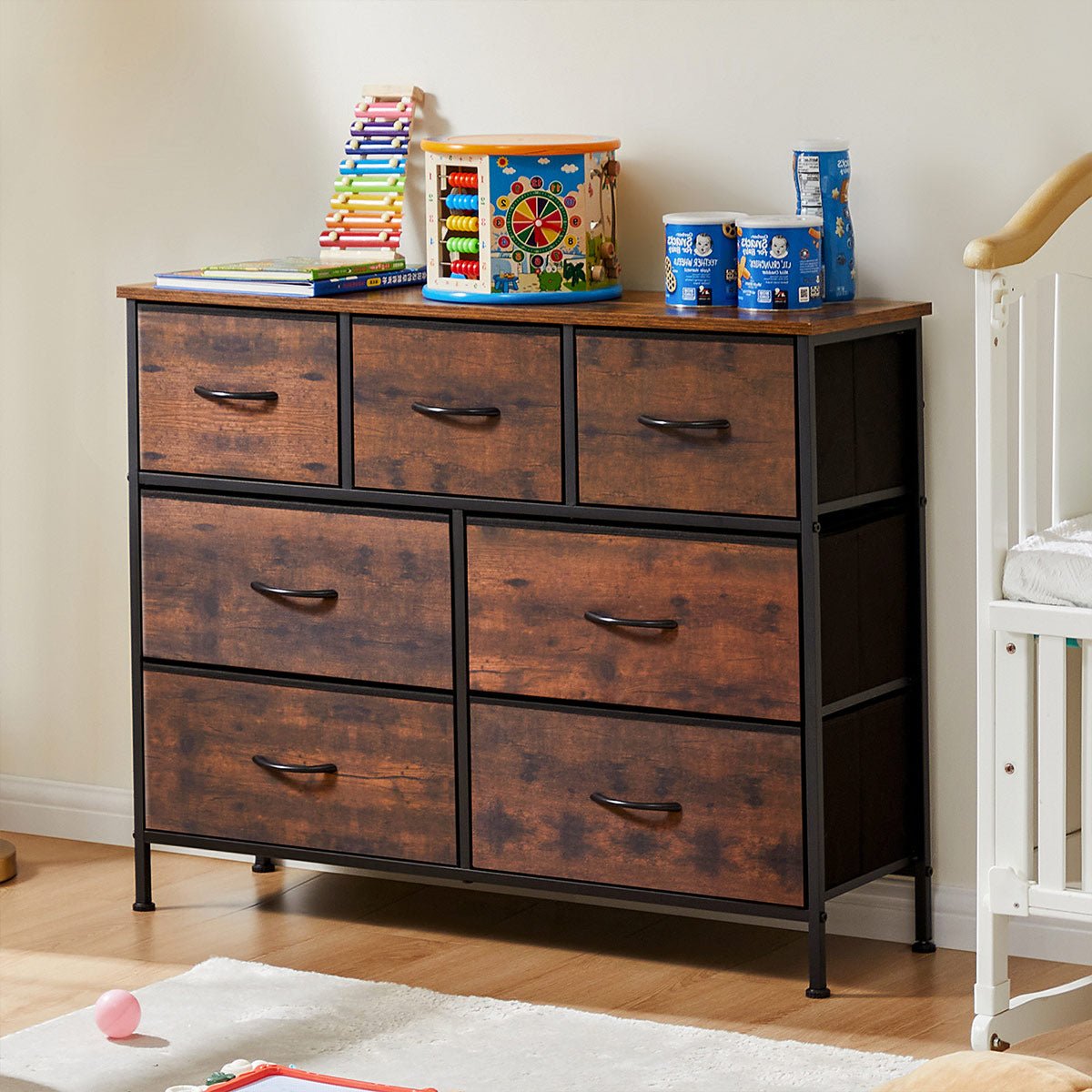 Large Capacity 5 - 10 Drawer Fabric Storage Cabinet Organizer - Flare Shack