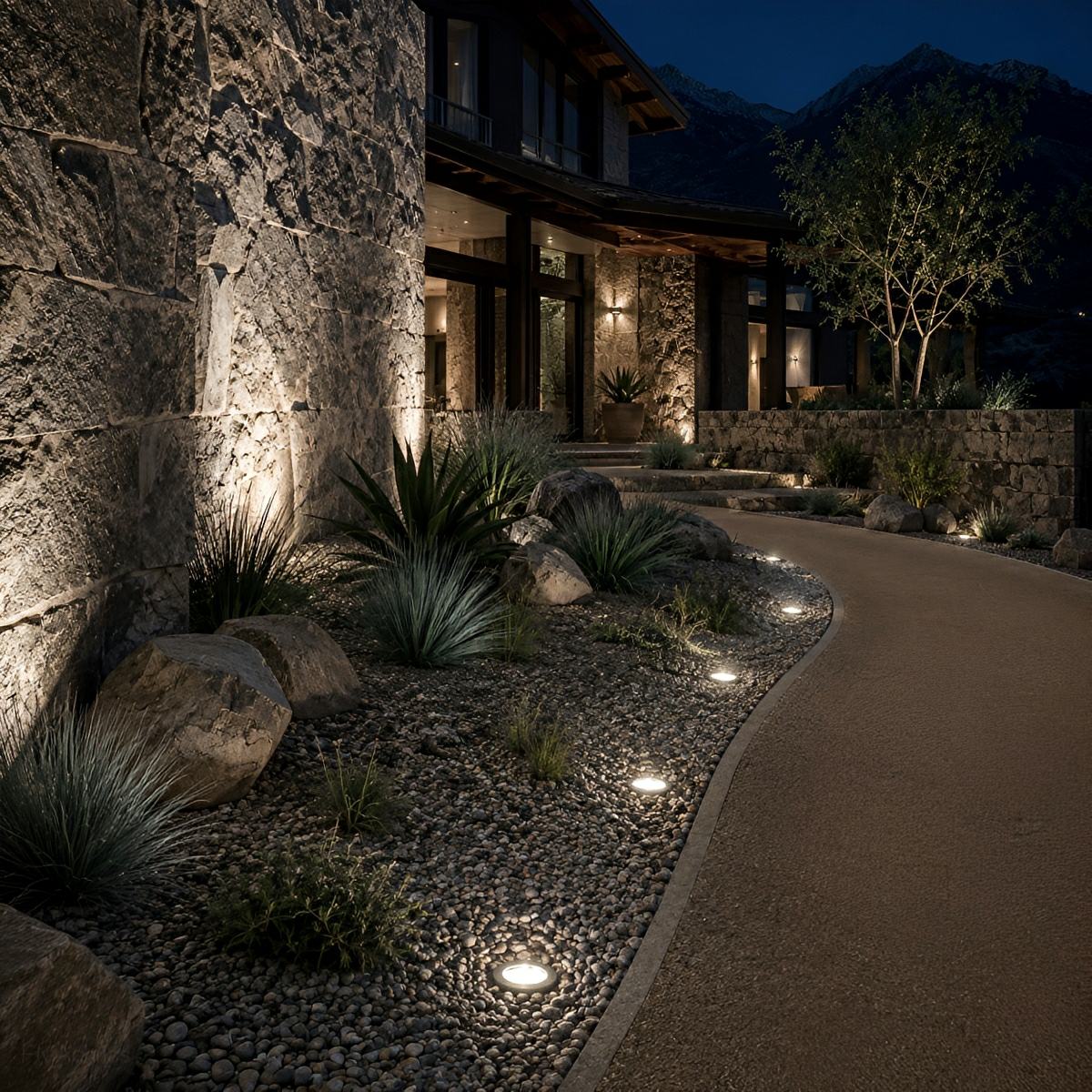 LED Deck Stair Lights Plug In Outdoor Step Lights Recessed In-ground 8 Pcs