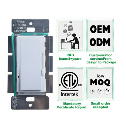 LED Light Dimmer Triac Dimmer Wall Switch Controller