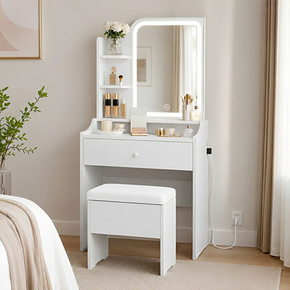 LED Makeup Vanity Table – 3-Color Temperature Light