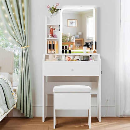 LED Makeup Vanity Table – 3-Color Temperature Light