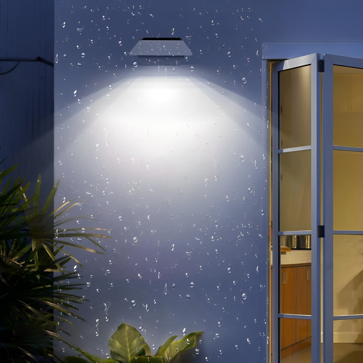 LED Square Waterproof Solar Outdoor Wall Lights - Flare Shack