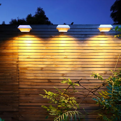 LED Square Waterproof Solar Outdoor Wall Lights