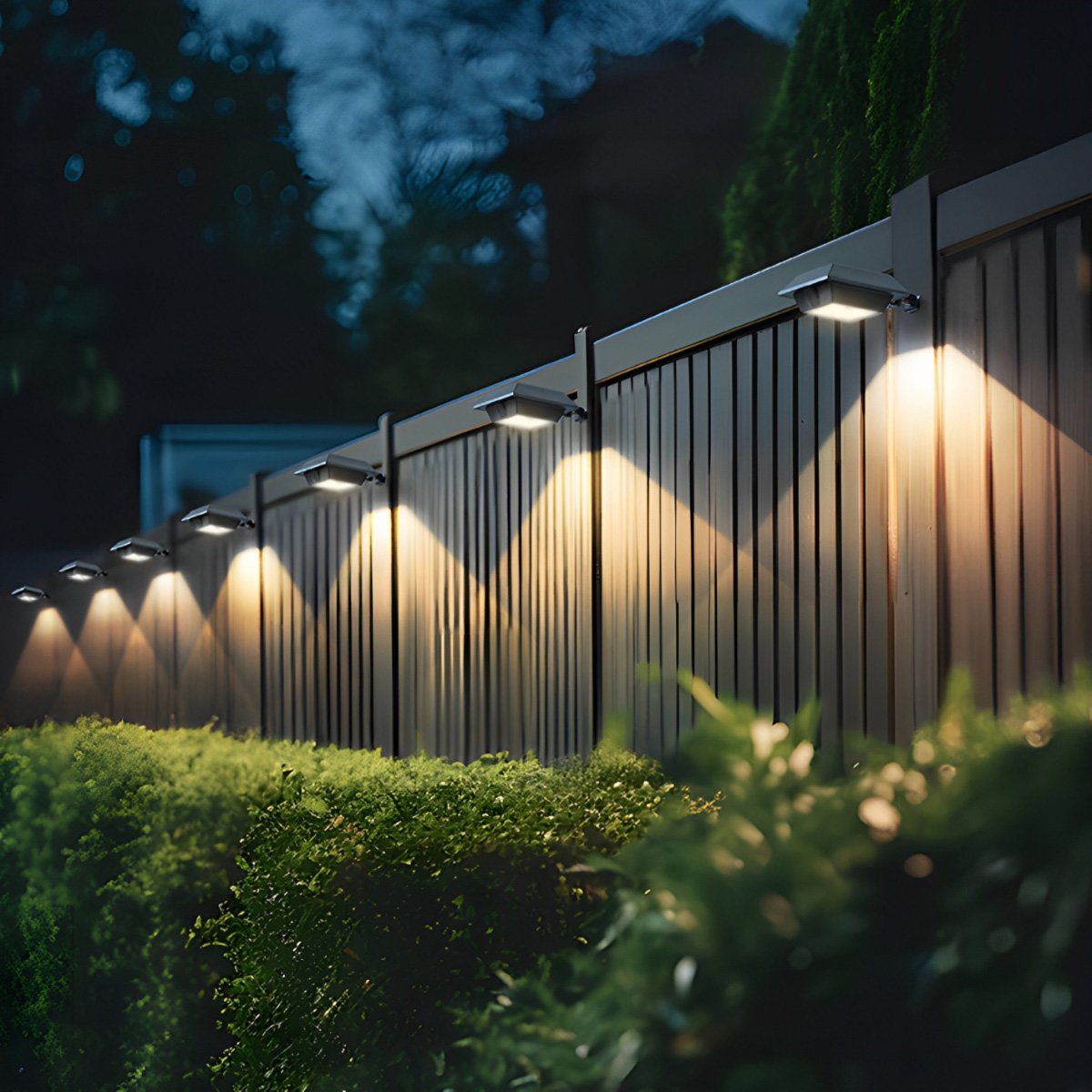 LED Square Waterproof Solar Outdoor Wall Lights - Flare Shack