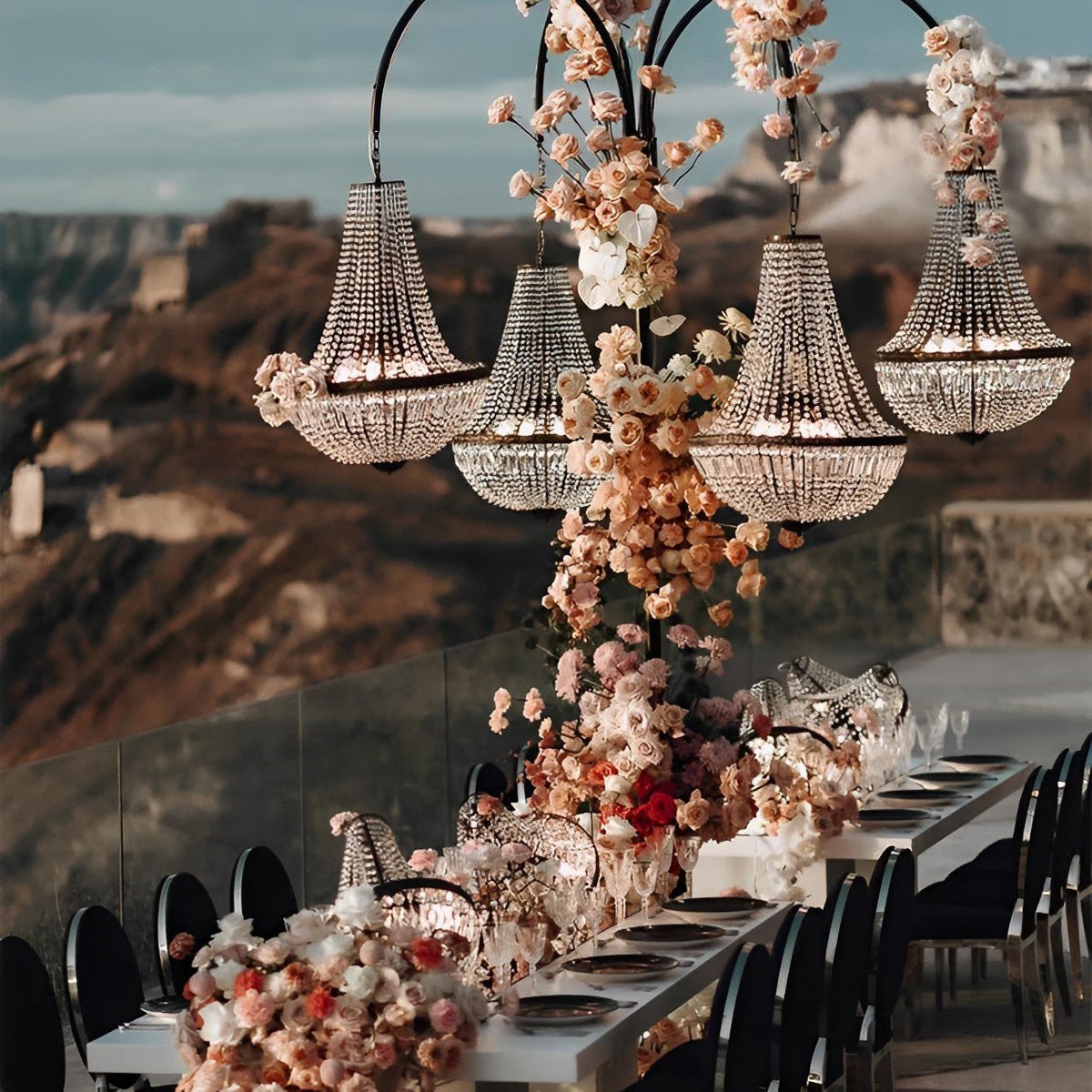 Luxury Waterproof Outdoor Crystal Chandeliers - Flare Shack