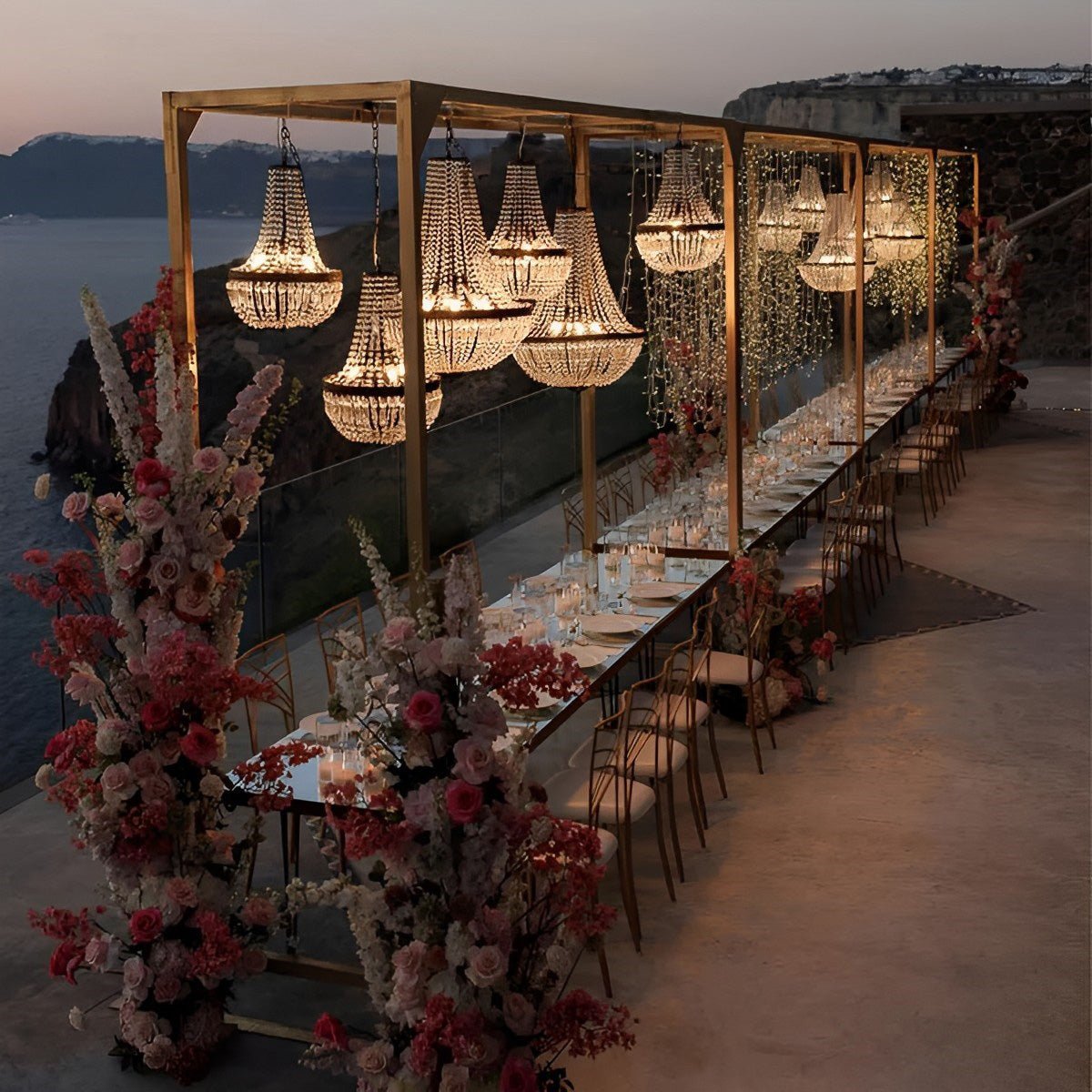 Luxury Waterproof Outdoor Crystal Chandeliers - Flare Shack