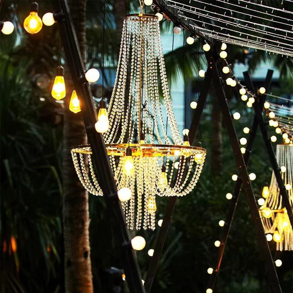 Luxury Waterproof Outdoor Crystal Chandeliers - Flare Shack