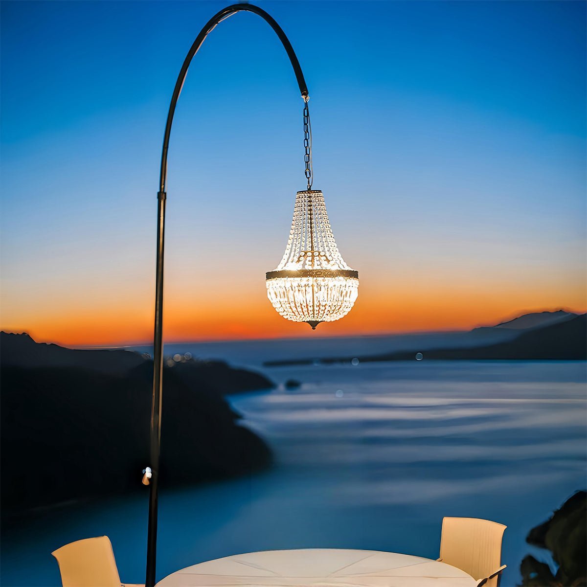 Luxury Waterproof Outdoor Crystal Chandeliers - Flare Shack