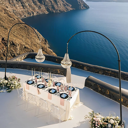 Set of 4 Luxury Waterproof Outdoor Wedding Crystal Chandeliers