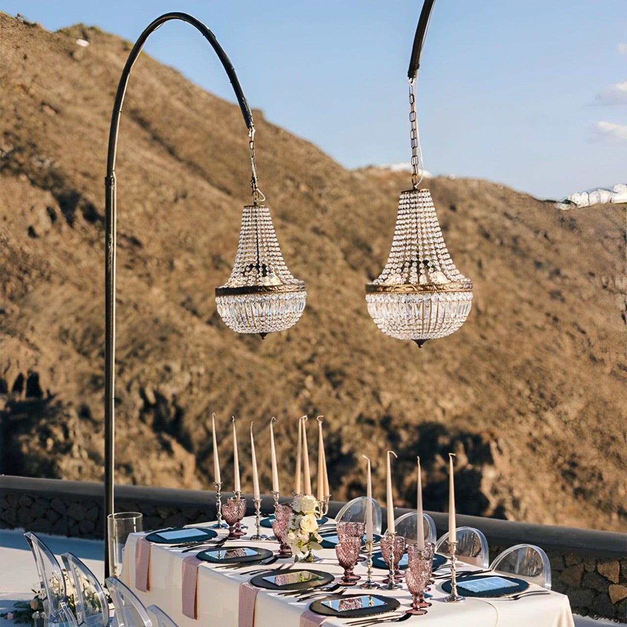 Luxury Waterproof Outdoor Wedding Crystal Chandeliers - Flare Shack