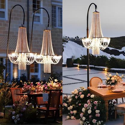 Luxury Waterproof Outdoor Wedding Crystal Chandeliers - Flare Shack