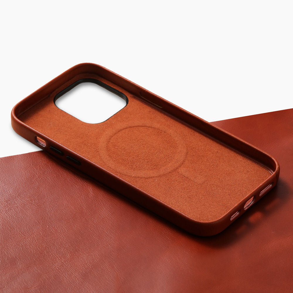 Leather IPhone 15 Case Premium Slim Protective Cover