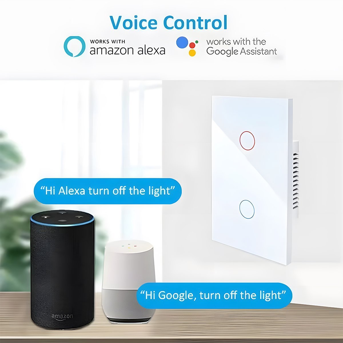 Matter Smart Switch Light Control for Alexa Google HA - Flare Shack