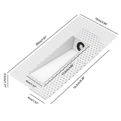 Minimalist LED Recessed Wall Sconces Stairway Lights