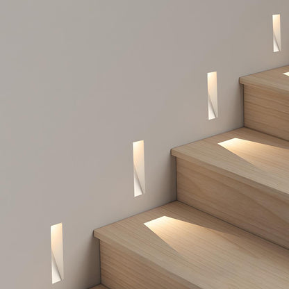 Minimalist LED Recessed Wall Sconces Stairway Lights