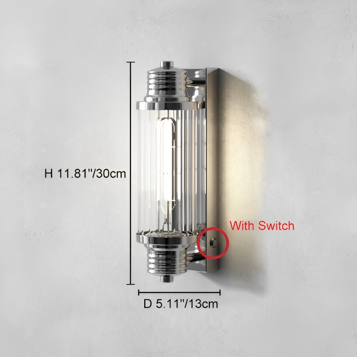 Minimalist LED Tube Indoor Wall Sconces