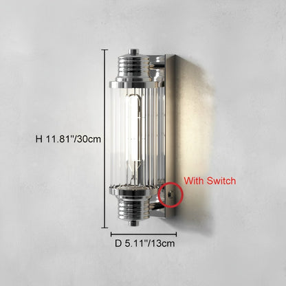 Minimalist LED Tube Indoor Wall Sconces